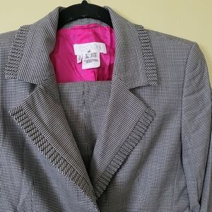 Escada Margaretha Ley Mini Houndstooth 2-pc Pant Suit